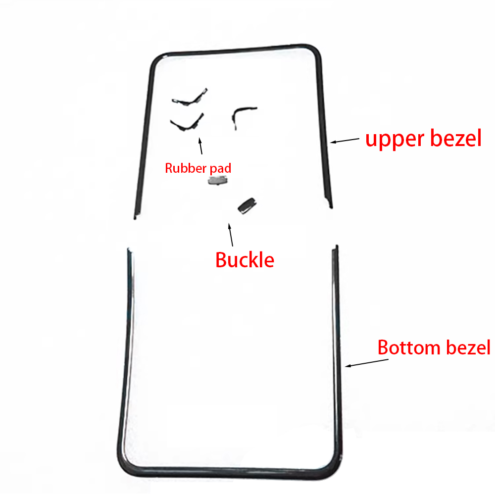 Motorola Tablet Accessories - กรอบยึดจอ LCD พร้อมขาตั้งหน้าจอ, แผ่นยางกลางแบบมีตัวล็อค สำหรับ Motorola