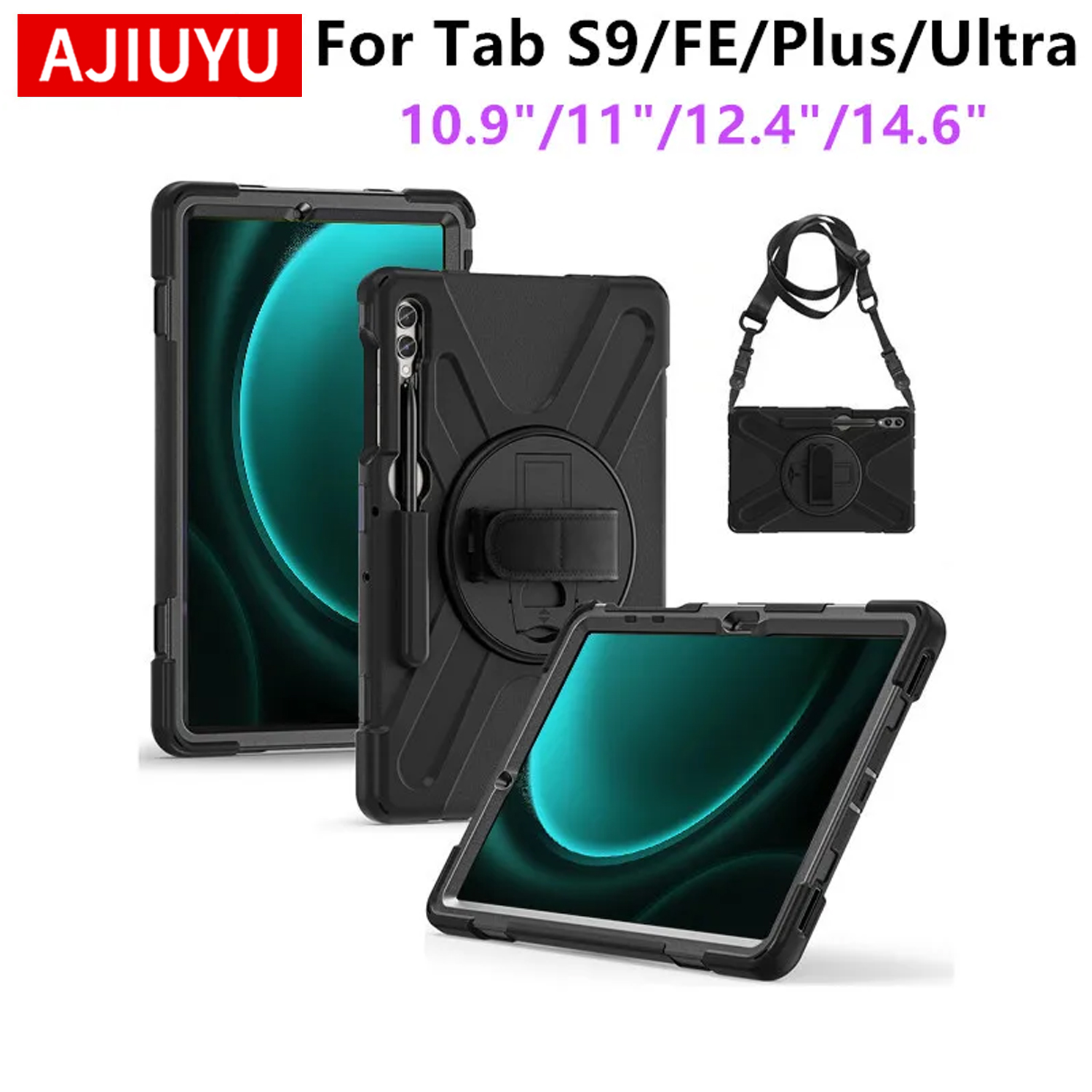 Tablet S9 Fe Accessories - Heavy Duty กันกระแทกสําหรับ Samsung Galaxy Tab