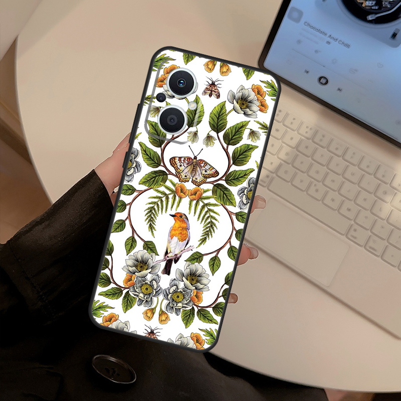 เคสลายดอกสีส้ม สำหรับ OPPO Fin - Oppo Reno 12 บทวิจารณ์และราคา