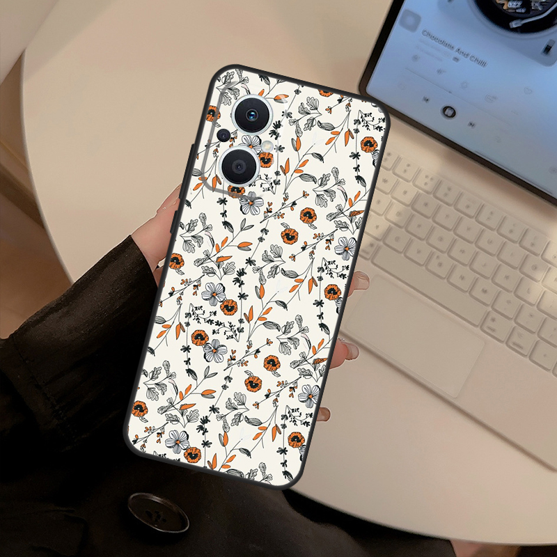 เคสลายดอกสีส้ม สำหรับ OPPO Fin - Oppo Reno 12 บทวิจารณ์และราคา