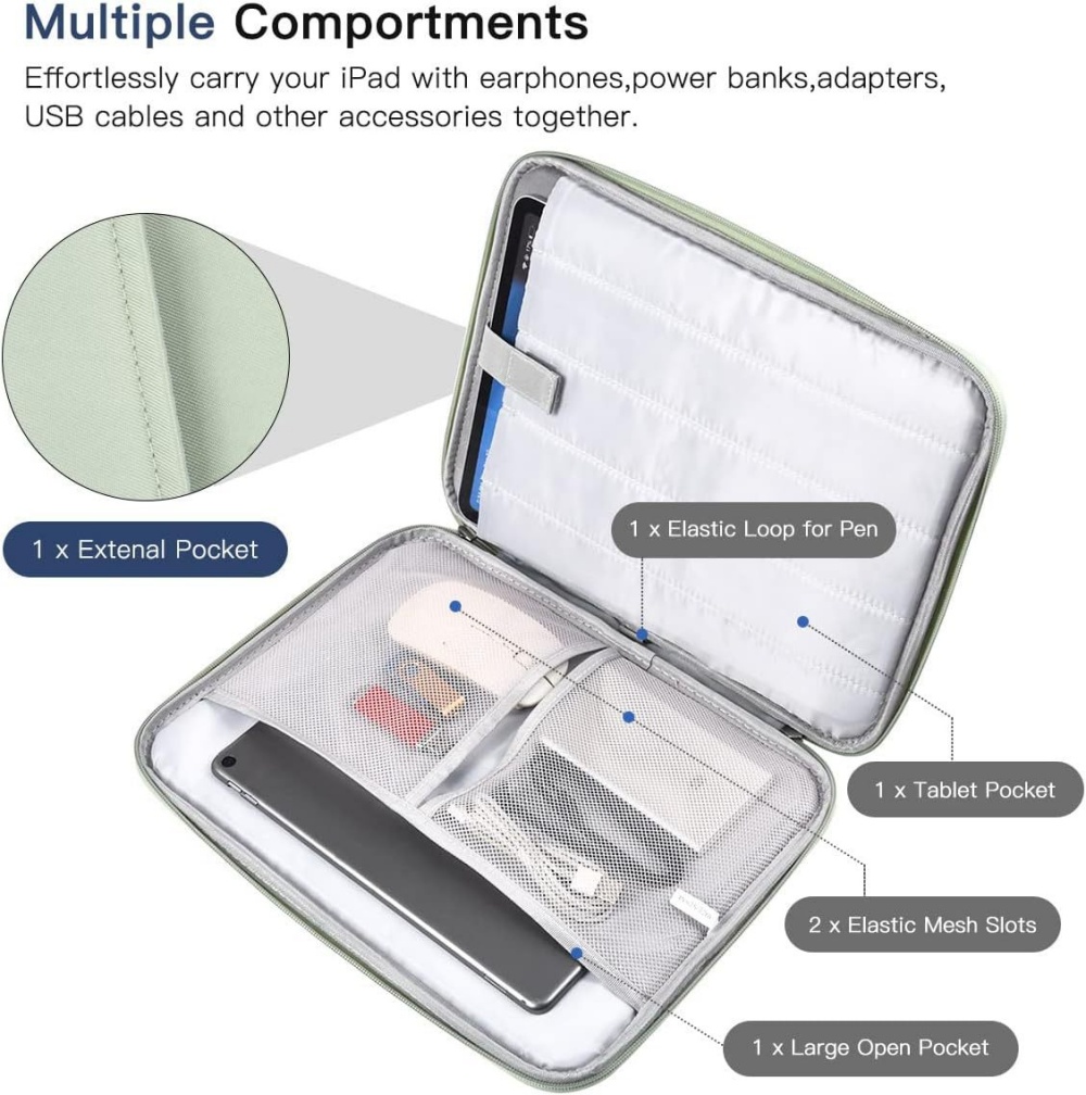 กระเป๋าแท็บเล็ตสําหรับ iPad Pr - Cool Tablet Accessories บทวิจารณ์และราคา