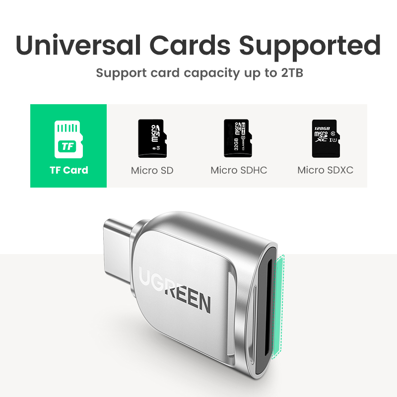Ugreen USB-C เป็นไมโคร SD บัตร - Microsd Card Tablet บทวิจารณ์และราคา