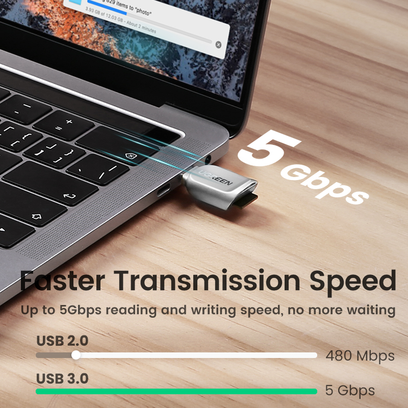 Ugreen USB-C เป็นไมโคร SD บัตร - Microsd Card Tablet บทวิจารณ์และราคา