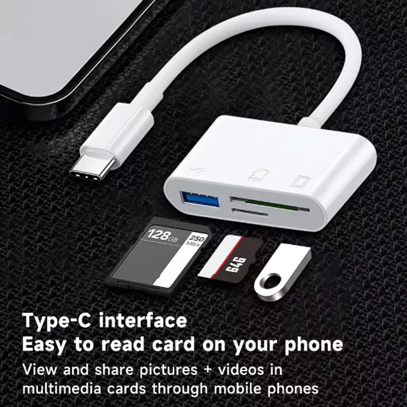 สายอ่านการ์ด USB C 3-in-1, สาย - Microsd Card Tablet บทวิจารณ์และราคา