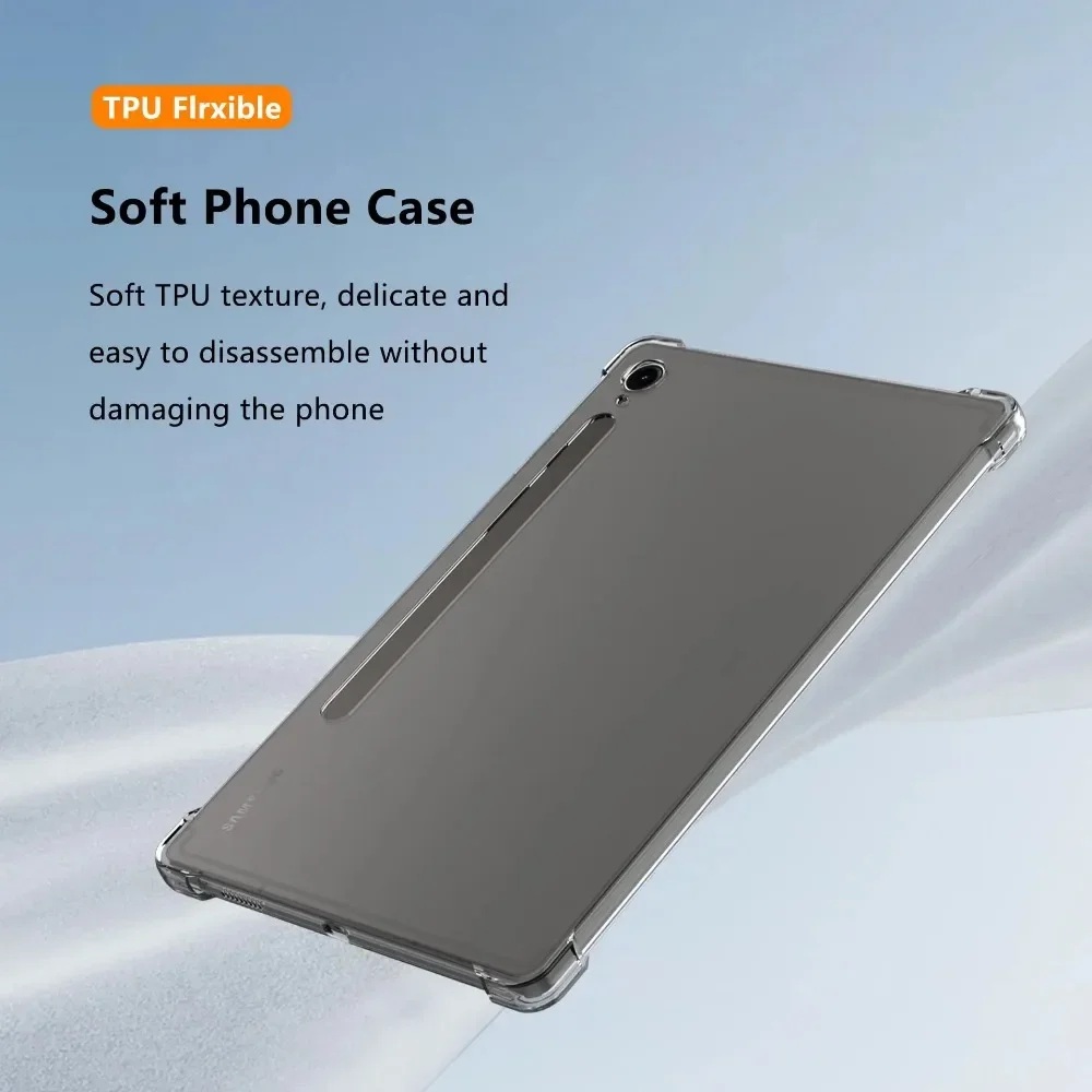 เคสซิลิโคนสำหรับ Samsung Galax - Tablet S9 Fe Accessories บทวิจารณ์และราคา