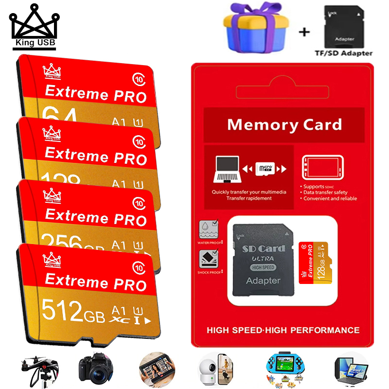 คลาส 10 ไมโคร TF 256GB 512GB 6 - Microsd Card Tablet บทวิจารณ์และราคา