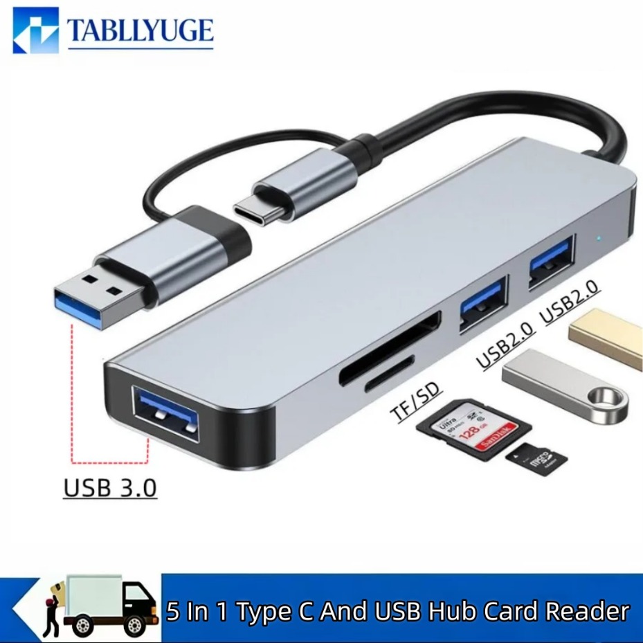 ฮับ USB-C 5/7/8 พอร์ต พร้อมช่อ - Microsd Card Tablet บทวิจารณ์และราคา