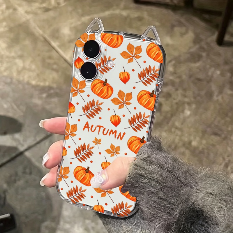 เคสโทรศัพท์ลายใบไม้ร่วงและฟักท - Apple Iphone 16 บทวิจารณ์และราคา