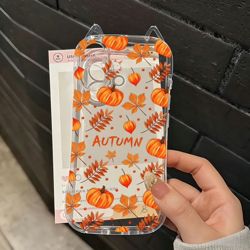 เคสโทรศัพท์ลายใบไม้ร่วงและฟักท - Apple Iphone 16 บทวิจารณ์และราคา