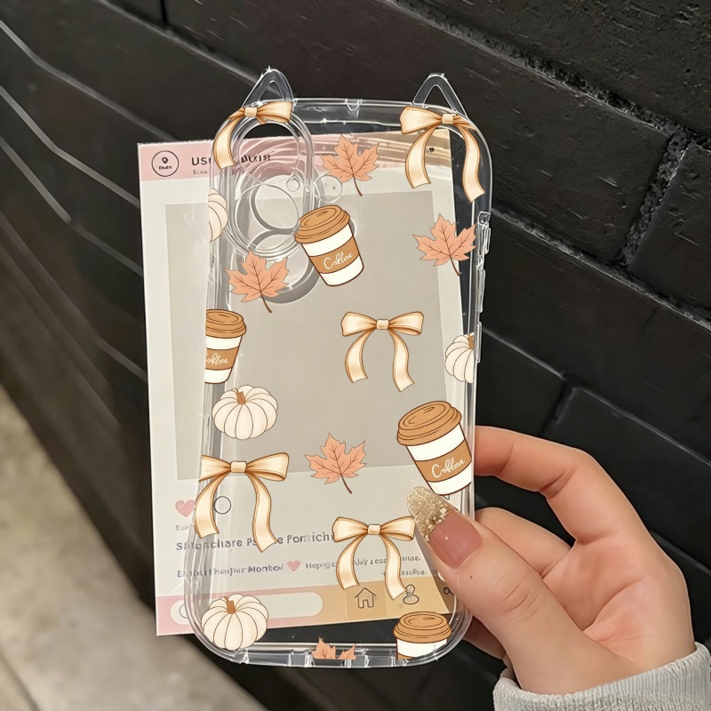เคสโทรศัพท์ลายใบไม้ร่วงและฟักท - Apple Iphone 16 บทวิจารณ์และราคา