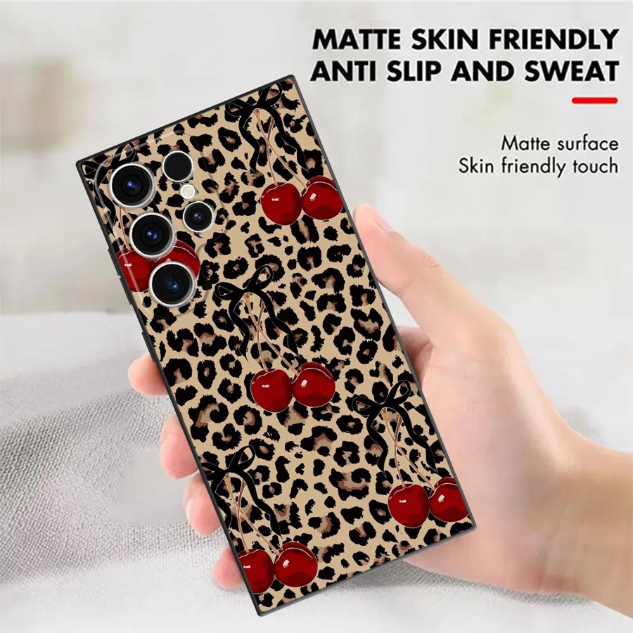 เคสโทรศัพท์ลายเสือดาวเชอร์รี่  - Tablet S9 Fe Accessories บทวิจารณ์และราคา