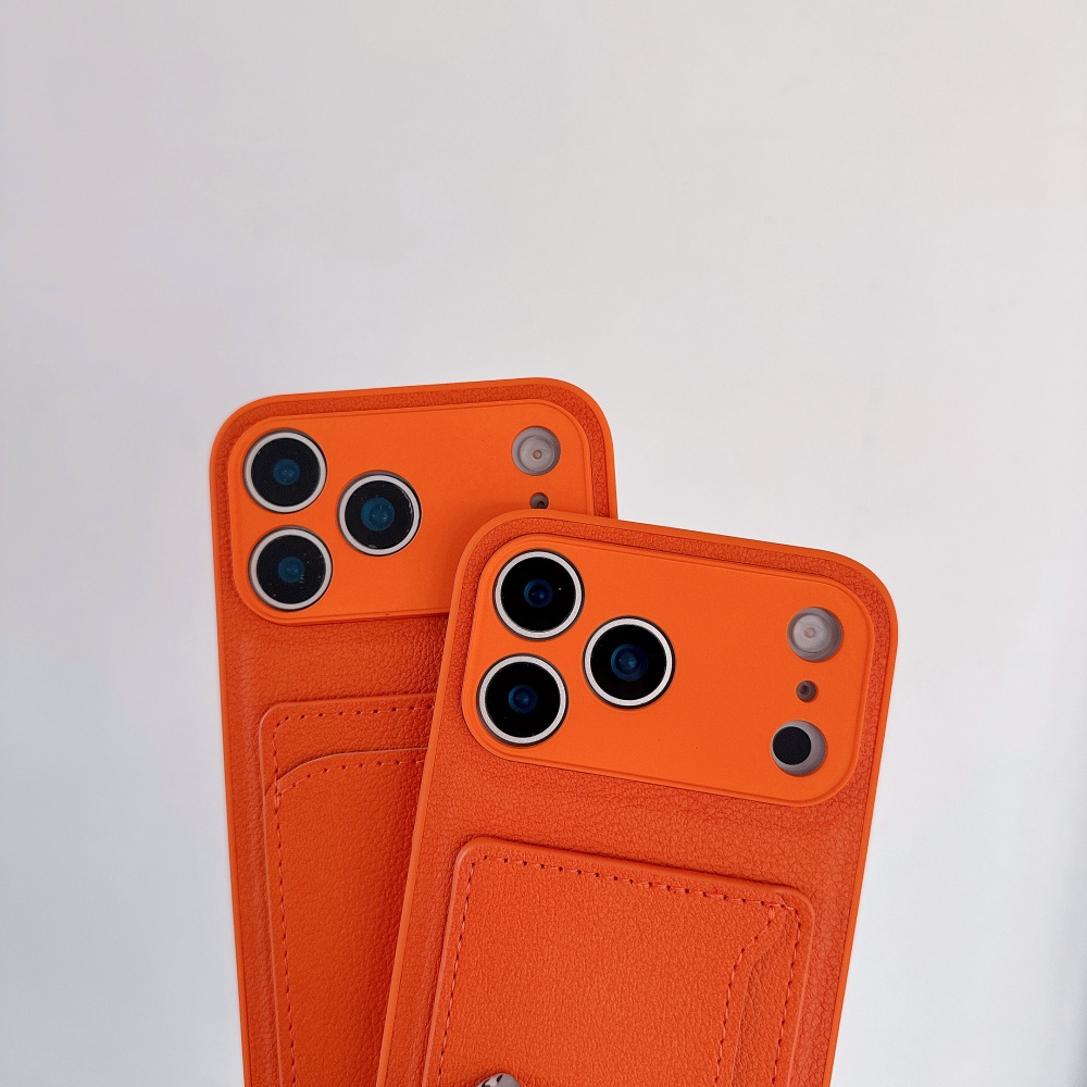 เคสโทรศัพท์หนังแท้สีส้มสุดหรู  - Iphone Tablet Accessories บทวิจารณ์และราคา